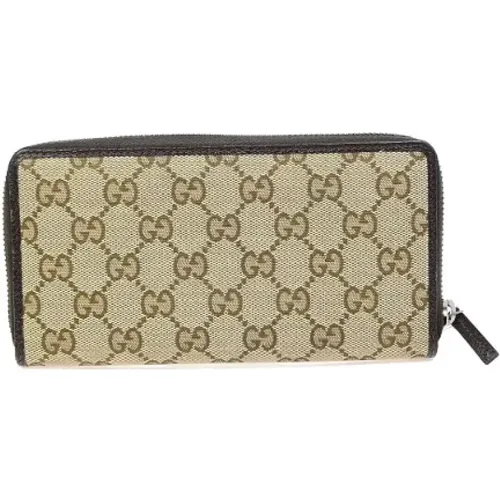 Pre-owned Wallets, female, , Size: ONE SIZE Pre-owned Leather wallets - Gucci Vintage - Modalova