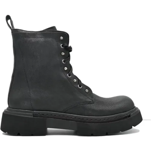 Schwarze Stiefel - Stil Bu0011 , Damen, Größe: 38 EU - CafèNoir - Modalova