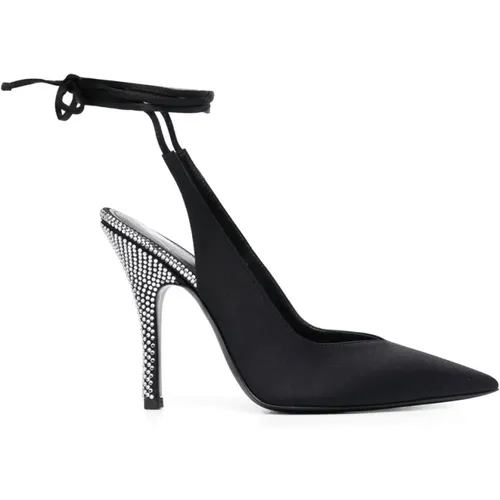 Erhöhe deinen Stil mit Venus 110mm Tie-Ankle Pumps , Damen, Größe: 40 EU - The Attico - Modalova