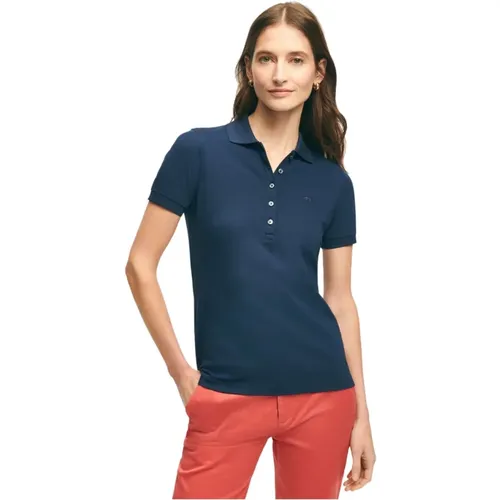 Poloshirt , Damen, Größe: L - Brooks Brothers - Modalova