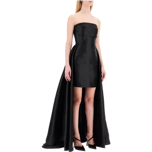 Elegantes Trägerloses Mikado Minikleid , Damen, Größe: S - Solace London - Modalova