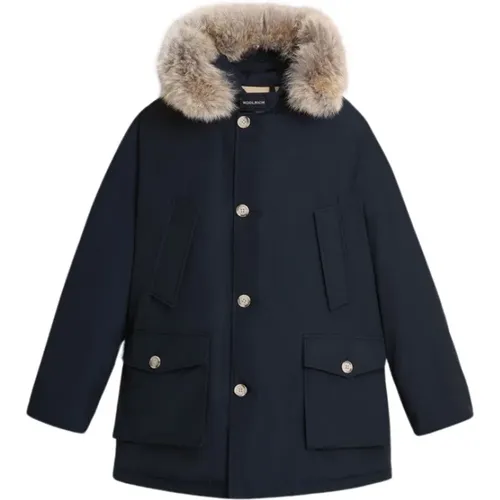 Arctic Parka with Removable Fur , male, Sizes: S - Woolrich - Modalova