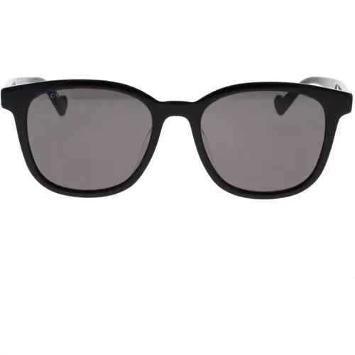 Minimalist Square Sunglasses with Gender Fluid Style , female, Sizes: 55 MM - Gucci - Modalova