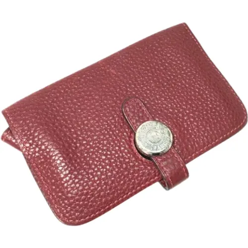 Pre-owned Wallets, female, , Size: ONE SIZE Pre-owned Leather wallets - Hermès Vintage - Modalova