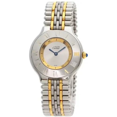 Pre-owned Watches, male, , Size: ONE SIZE Pre-owned Stainless Steel watches - Cartier Vintage - Modalova