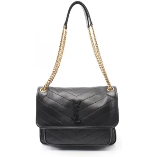 Pre-owned Leder schultertasche - Saint Laurent Vintage - Modalova