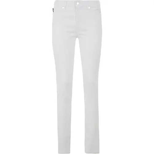 Cotton Denim Jeans , female, Sizes: W30 - Love Moschino - Modalova