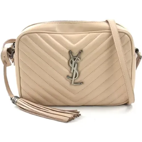 Pre-owned Cross Body Bags, female, , Size: ONE SIZE Pre-owned Leather shoulder-bags - Saint Laurent Vintage - Modalova