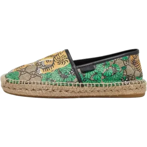 Pre-owned Flats, male, , Size: 7 1/2 US Pre-owned Fabric flats - Gucci Vintage - Modalova