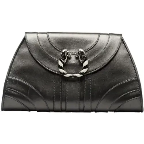 Pre-owned Clutches, female, , Size: ONE SIZE Pre-owned Leather clutches - Bvlgari Vintage - Modalova