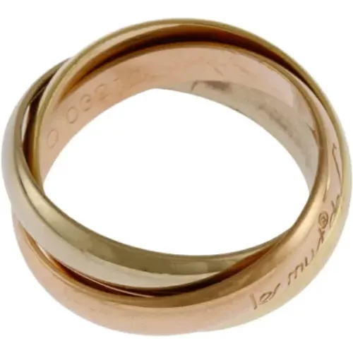 Pre-owned Jewellery, female, , Size: ONE SIZE Pre-owned Gold rings - Cartier Vintage - Modalova