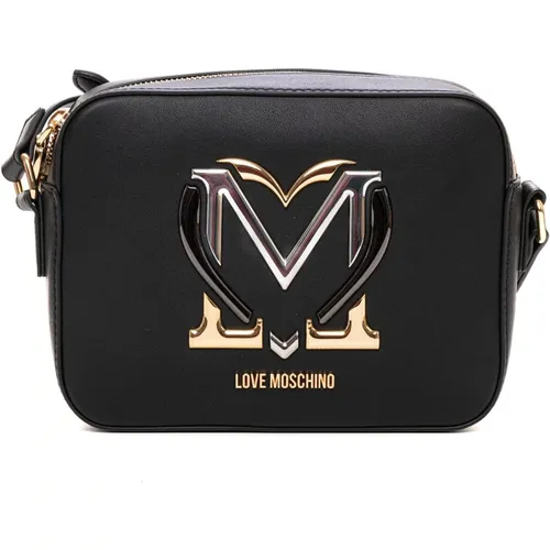 Cross Body Bags, female, , Size: ONE SIZE Adjustable shoulder strap small bag with zip - Love Moschino - Modalova