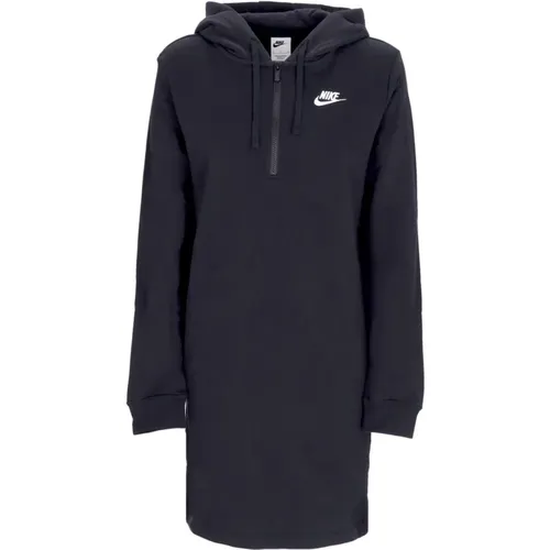 Hoodies, female, , Size: M Sportswear Club Fleece Hoodie Dress - Nike - Modalova