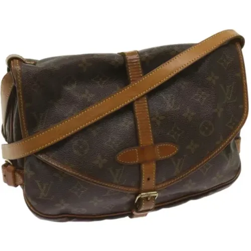 Pre-owned Canvas shoulder-bags , female, Sizes: ONE SIZE - Louis Vuitton Vintage - Modalova