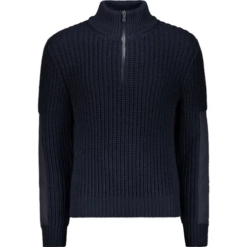 Turtlenecks, male, , Size: M Ribbed Turtleneck Sweater - Herno - Modalova