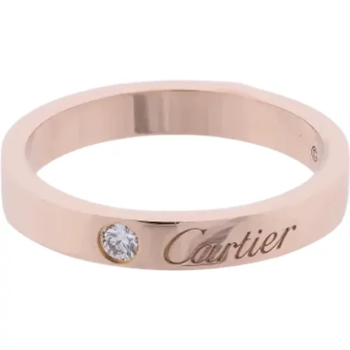 Pre-owned Rose Gold rings , female, Sizes: ONE SIZE - Cartier Vintage - Modalova