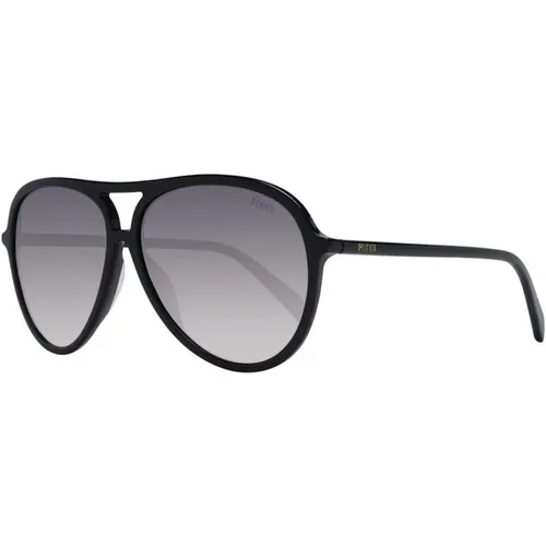 Schwarze Aviator Sonnenbrille mit Verlaufsgläsern - EMILIO PUCCI - Modalova
