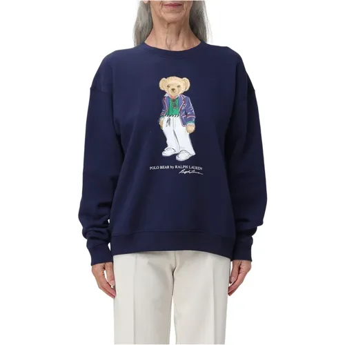 Bear Pull Sweater , female, Sizes: L, XL - Polo Ralph Lauren - Modalova