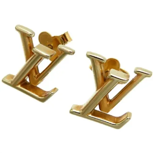 Pre-owned Metal earrings , female, Sizes: ONE SIZE - Louis Vuitton Vintage - Modalova