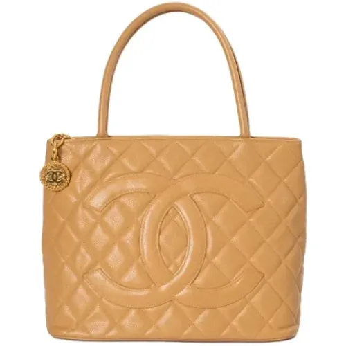 Pre-owned Tote Bags, female, , Size: ONE SIZE Pre-owned Leather chanel-bags - Chanel Vintage - Modalova