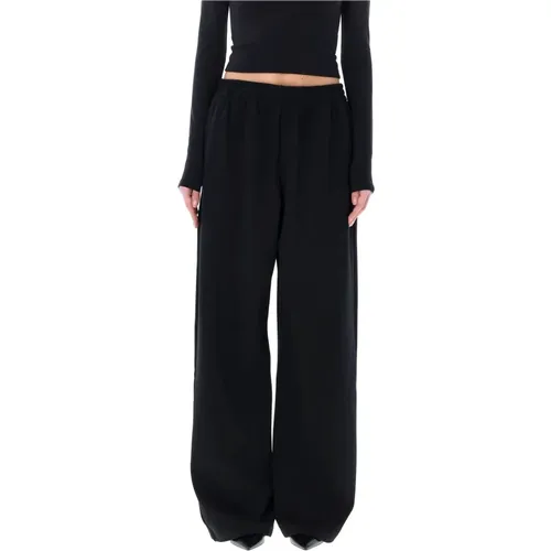 Semi Matte Track Pant , female, Sizes: S, M - Wardrobe.nyc - Modalova