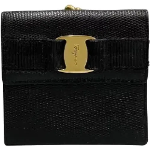 Pre-owned Wallets, female, , Size: ONE SIZE Pre-owned Leather wallets - Salvatore Ferragamo Pre-owned - Modalova