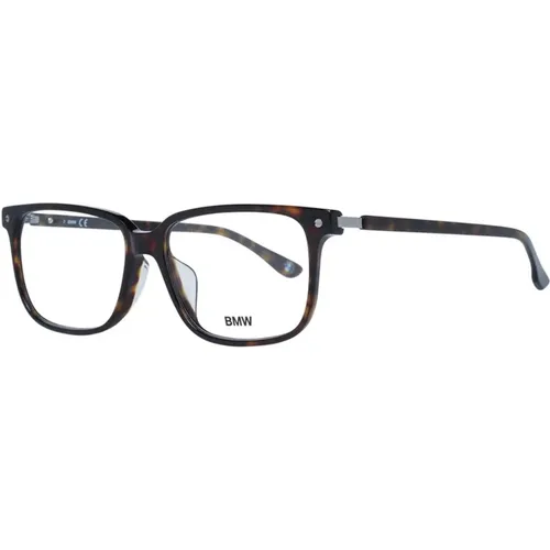 Glasses, male, , Size: ONE SIZE Square Eyeglasses - Tortoise Style - BMW - Modalova