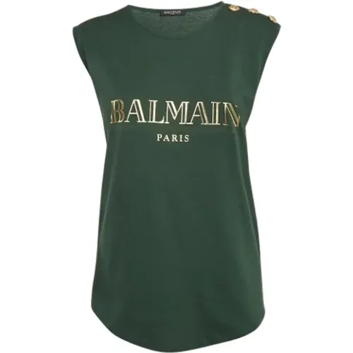 Pre-owned Tops, female, , Size: M Pre-owned Fabric tops - Balmain Pre-owned - Modalova