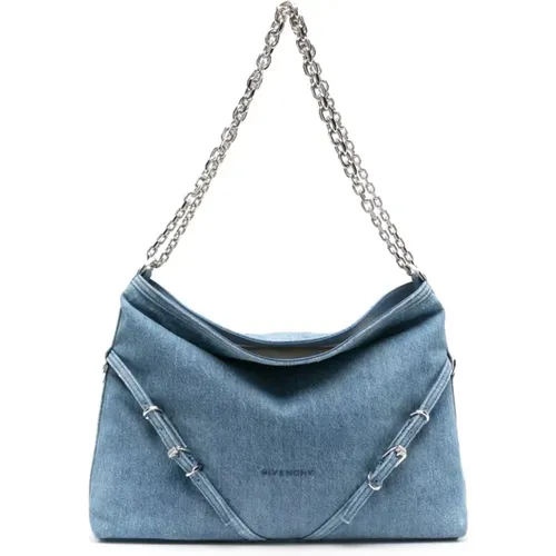 Clear Denim Shoulder Bag , female, Sizes: ONE SIZE - Givenchy - Modalova