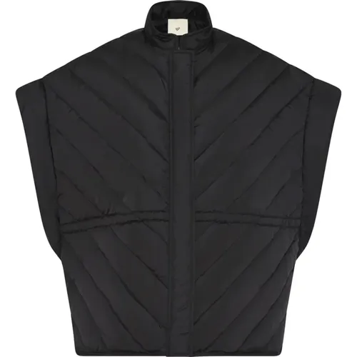 Vests, female, , Size: L Quilted Cape Vest - Heartmade - Modalova