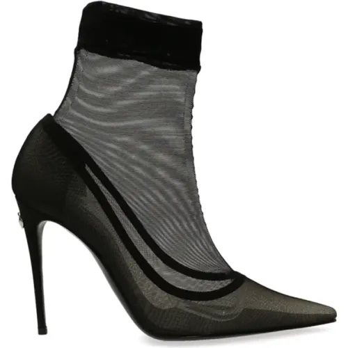 Elevate Your Style with Kim Heeled Boots , female, Sizes: 5 1/2 UK - Dolce & Gabbana - Modalova