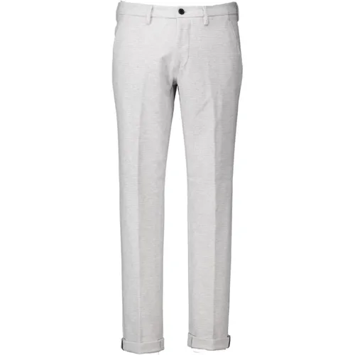 Chinos, male, , Size: M Light Grey Pants - Mason's - Modalova