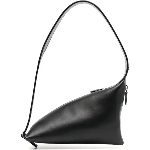 Baby shark leather bag , female, Sizes: ONE SIZE - Courrèges - Modalova