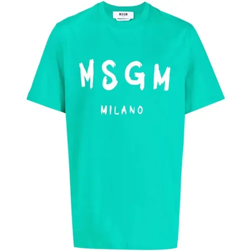 T-Shirts , Herren, Größe: S - Msgm - Modalova