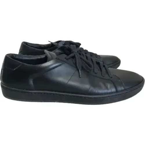 Pre-owned Sneakers, male, , Size: 11 US Pre-owned Leather sneakers - Saint Laurent Vintage - Modalova