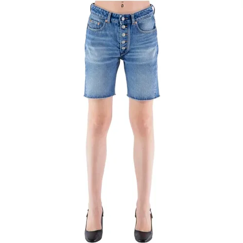Denim Shorts , female, Sizes: XS - MM6 Maison Margiela - Modalova