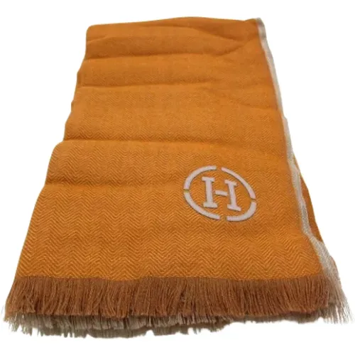 Pre-owned Scarves, female, , Size: ONE SIZE Pre-owned Fabric scarves - Hermès Vintage - Modalova