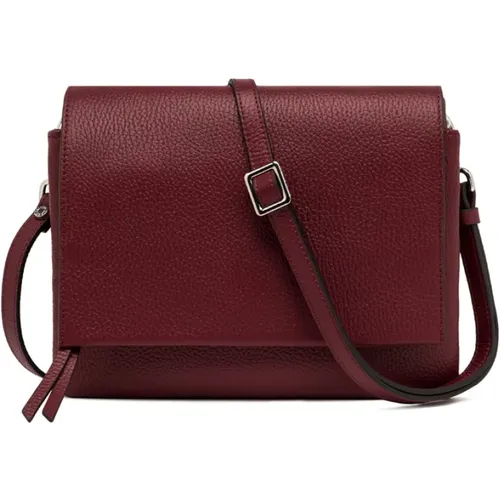 Stilvolle O-Tasche für drei,DREI,Schicke Umhängetasche für Frauen,THREE O stilvolle Handtasche,Wandelbare Leder-Crossbody-Clutch,THREE O Modell Han - Gianni Chiarini - Modalova