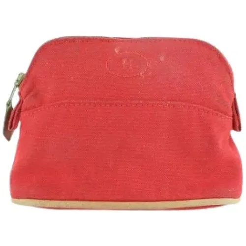 Pre-owned Clutches, female, , Size: ONE SIZE Pre-owned Canvas pouches - Hermès Vintage - Modalova