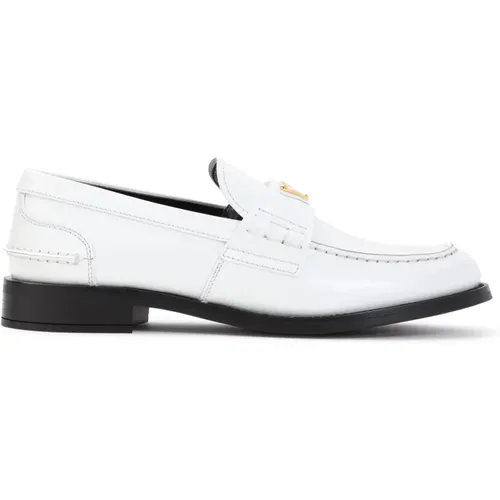 Loafers, female, , Size: 7 1/2 US Loafer Shoes Elegant Footwear Choice - Prada - Modalova