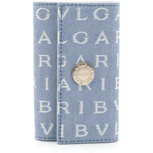 Pre-owned Accessories, female, , Size: ONE SIZE Pre-owned Canvas key-holders - Bvlgari Vintage - Modalova