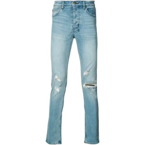 Slim-fit Jeans, male, , Size: W31 Classic Pants with Button Closure - Ksubi - Modalova