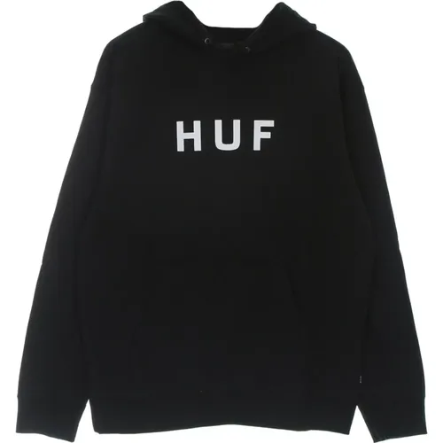 Hoodies, male, , Size: L Logo Hoodie Long Sleeve - HUF - Modalova