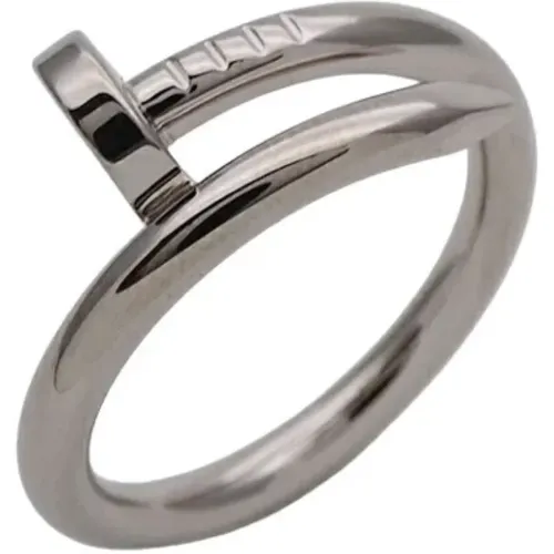 Pre-owned Jewellery, female, , Size: ONE SIZE Pre-owned Silver rings - Cartier Vintage - Modalova