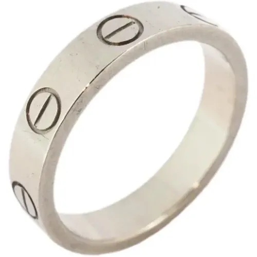 Pre-owned White Gold rings , female, Sizes: ONE SIZE - Cartier Vintage - Modalova