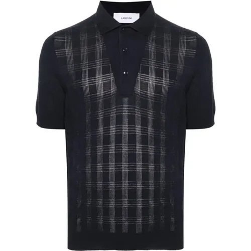 Herren Schwarze T-Shirts Polos Ss24 , Herren, Größe: M - Lardini - Modalova