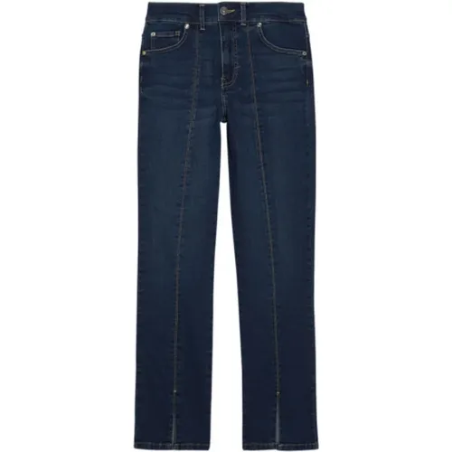 Split 7/8th Jean with Front Slit , female, Sizes: W30, W28 - Liu Jo - Modalova