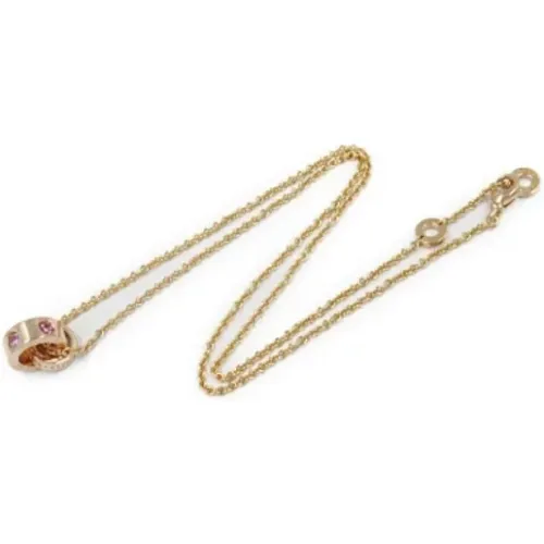 Pre-owned Jewellery, female, , Size: ONE SIZE Pre-owned Rose Gold necklaces - Bvlgari Vintage - Modalova