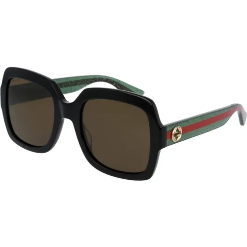Black Sunglasses with Accessories , female, Sizes: 54 MM - Gucci - Modalova
