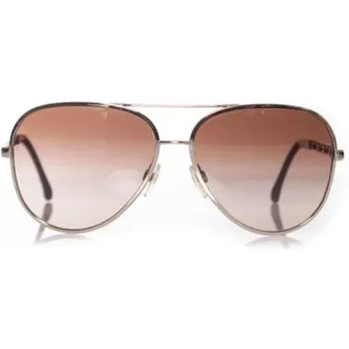 Pre-owned Accessories, male, , Size: ONE SIZE Pre-owned Metal sunglasses - Chanel Vintage - Modalova